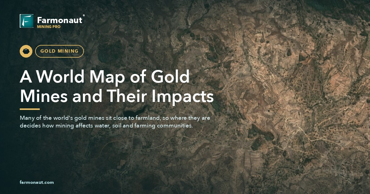 A World Map Of Gold Mines And Their Impacts
