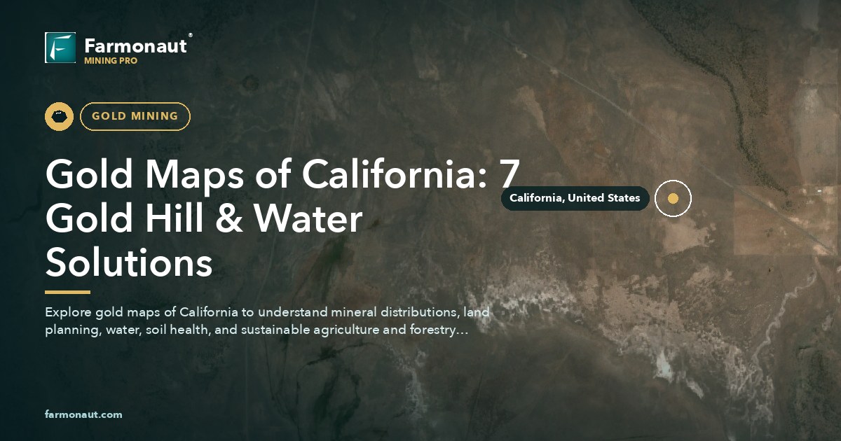 Gold Maps Of California: 7 Gold Hill &Amp; Water Solutions