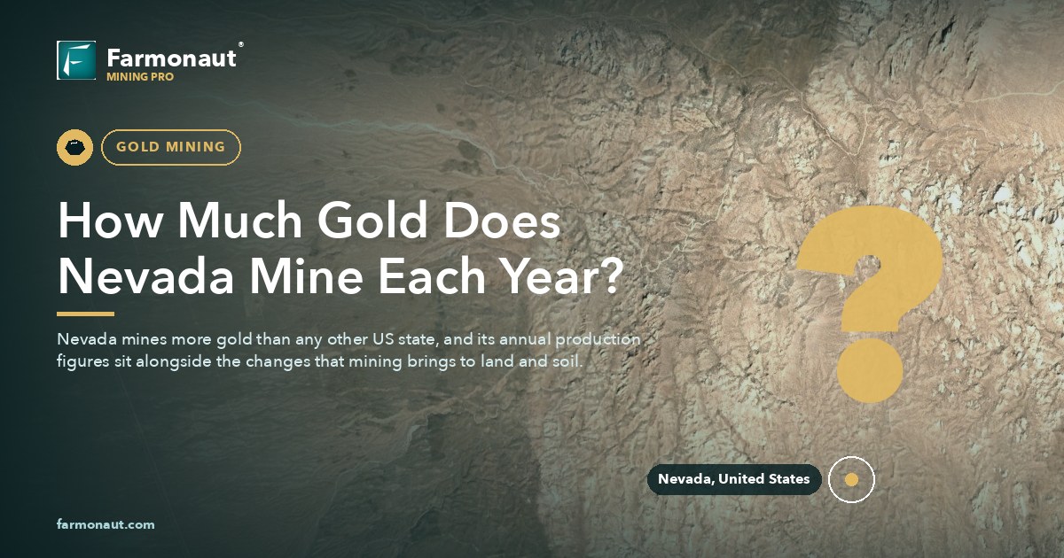 How Much Gold Does Nevada Mine Each Year?