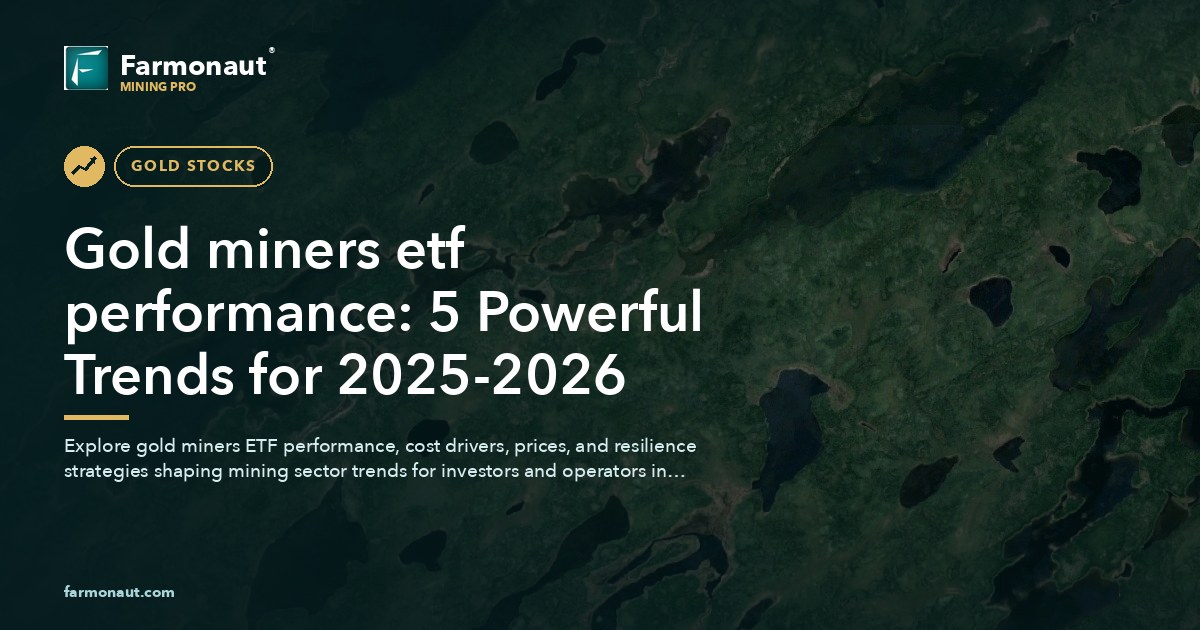 Gold Miners Etf Performance: 5 Powerful Trends For 2025-2026