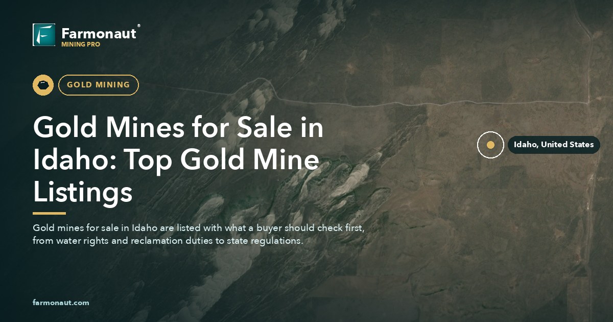 Gold Mines For Sale In Idaho: Top Gold Mine Listings