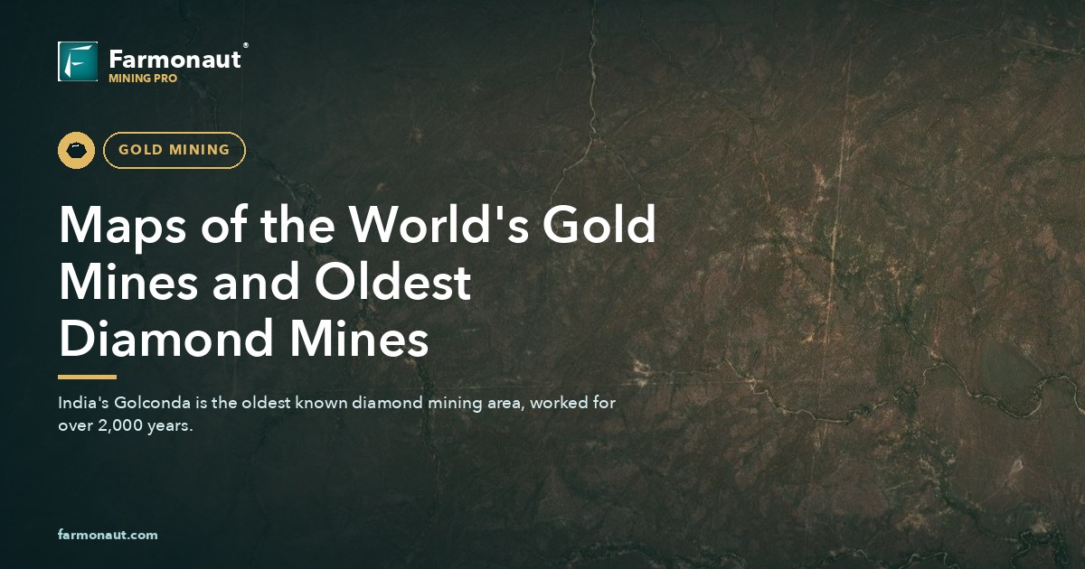 Maps Of The World'S Gold Mines And Oldest Diamond Mines