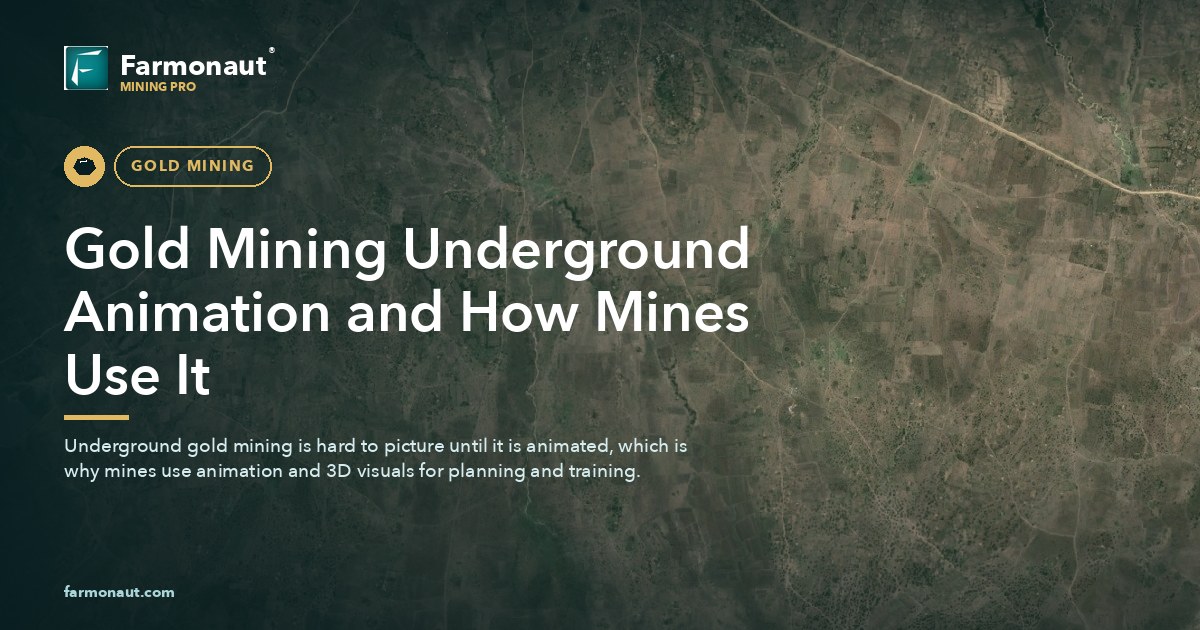Gold Mining Underground Animation And How Mines Use It