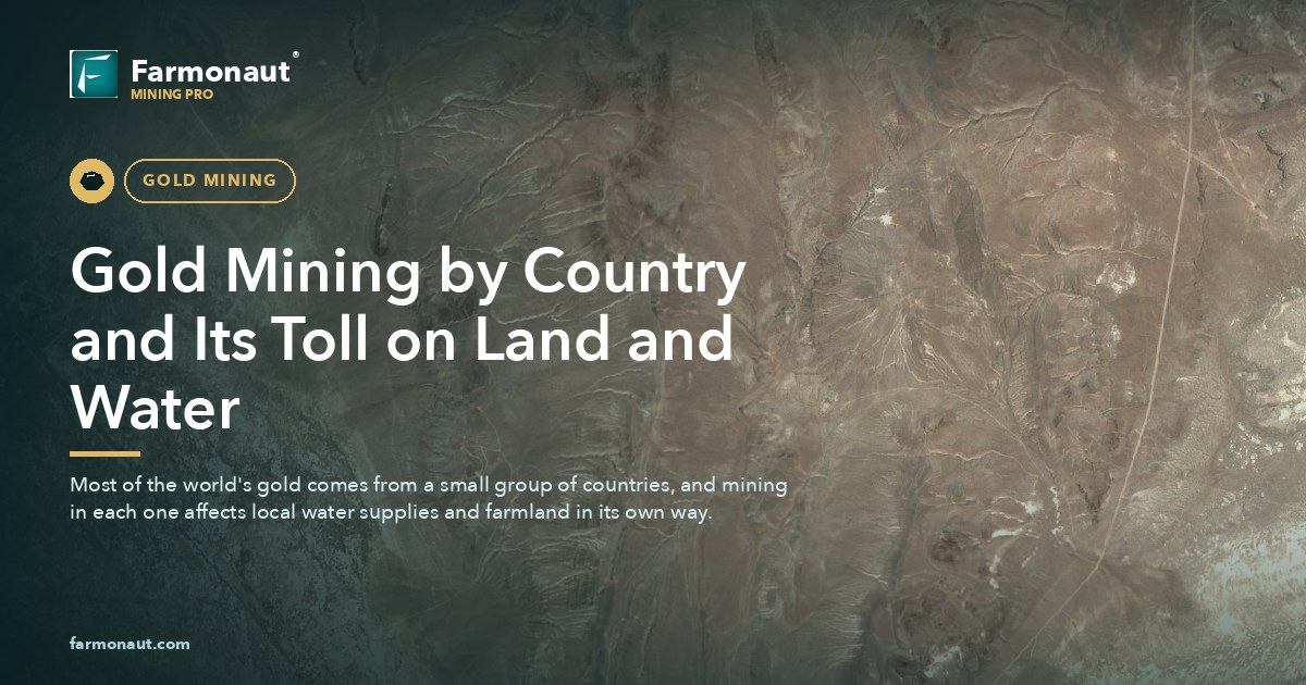 Gold Mining By Country And Its Toll On Land And Water