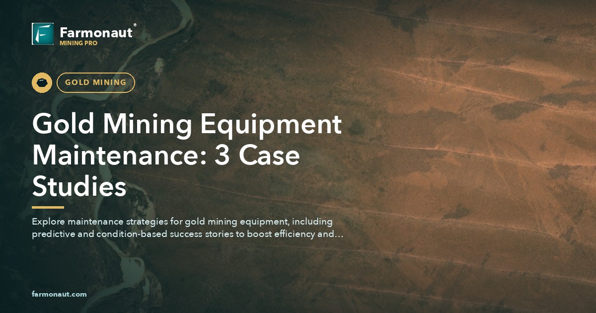Gold Mining Equipment Maintenance: 3 Case Studies 44 Gold Mining Equipment Maintenance: 3 Case Studies