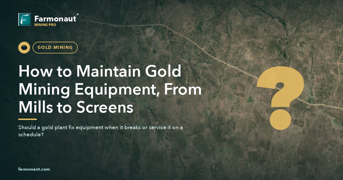 How To Maintain Gold Mining Equipment, From Mills To Screens