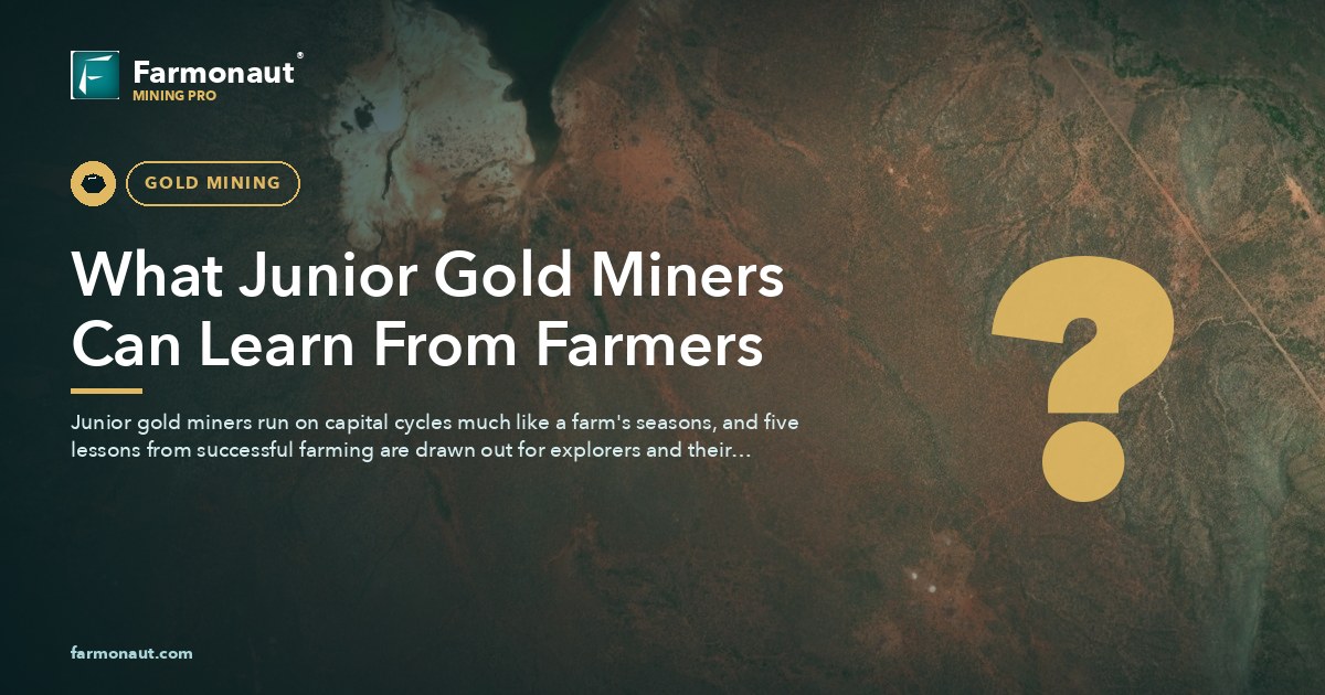 What Junior Gold Miners Can Learn From Farmers