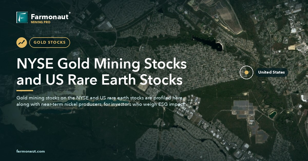 Nyse Gold Mining Stocks And Us Rare Earth Stocks