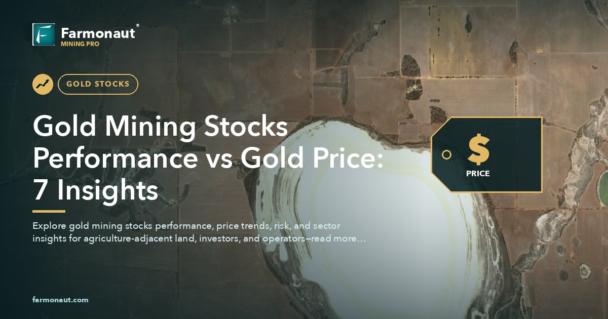 Gold Mining Stocks Performance Vs Gold Price: 7 Insights