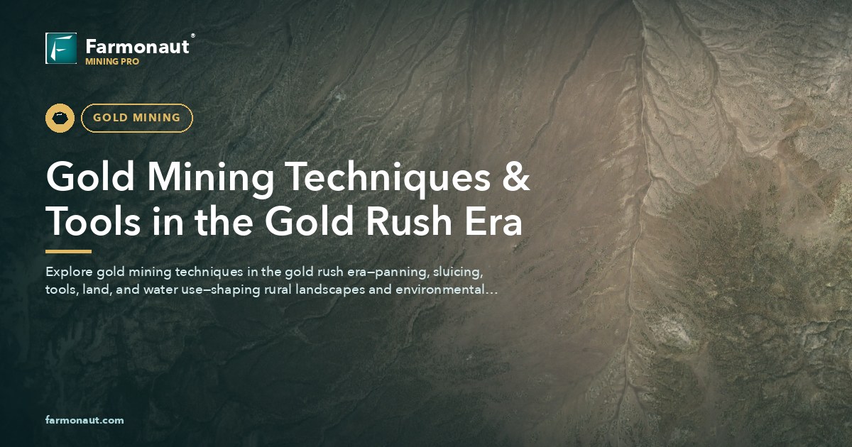 Gold Mining Techniques &Amp; Tools In The Gold Rush Era