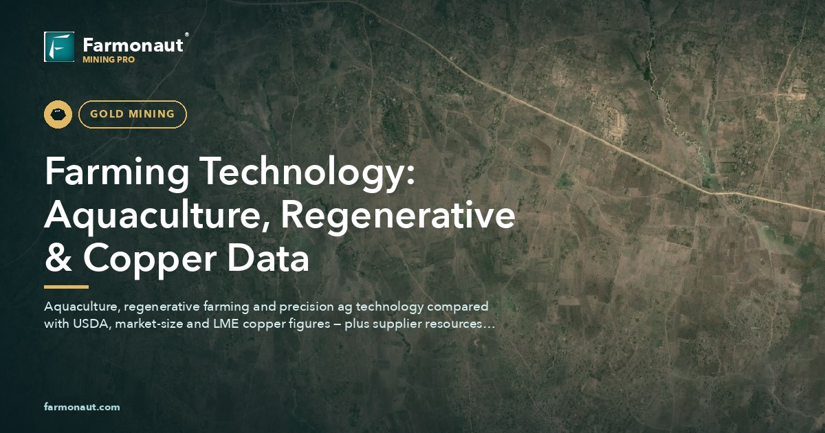 Farming Technology: Aquaculture, Regenerative &Amp; Copper Data