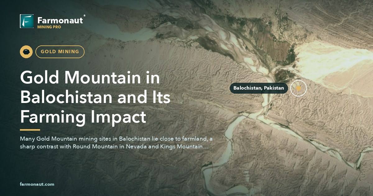 Gold Mountain In Balochistan And Its Farming Impact