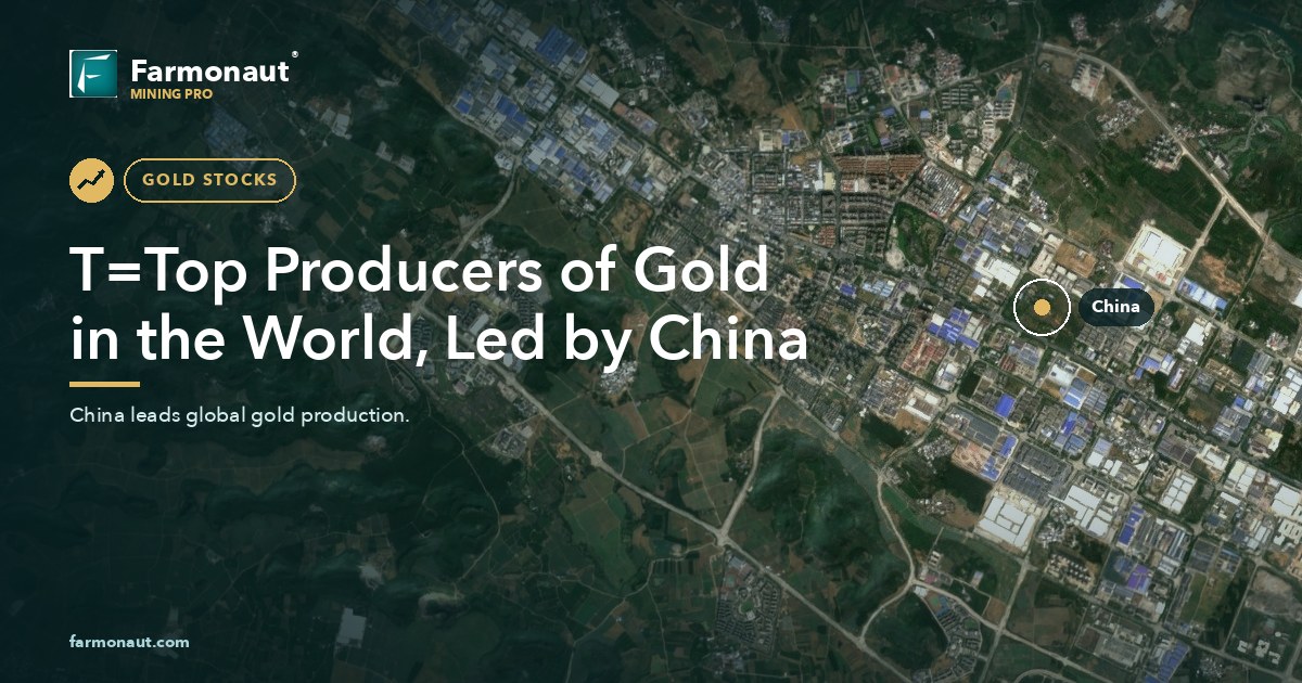 T=Top Producers Of Gold In The World, Led By China