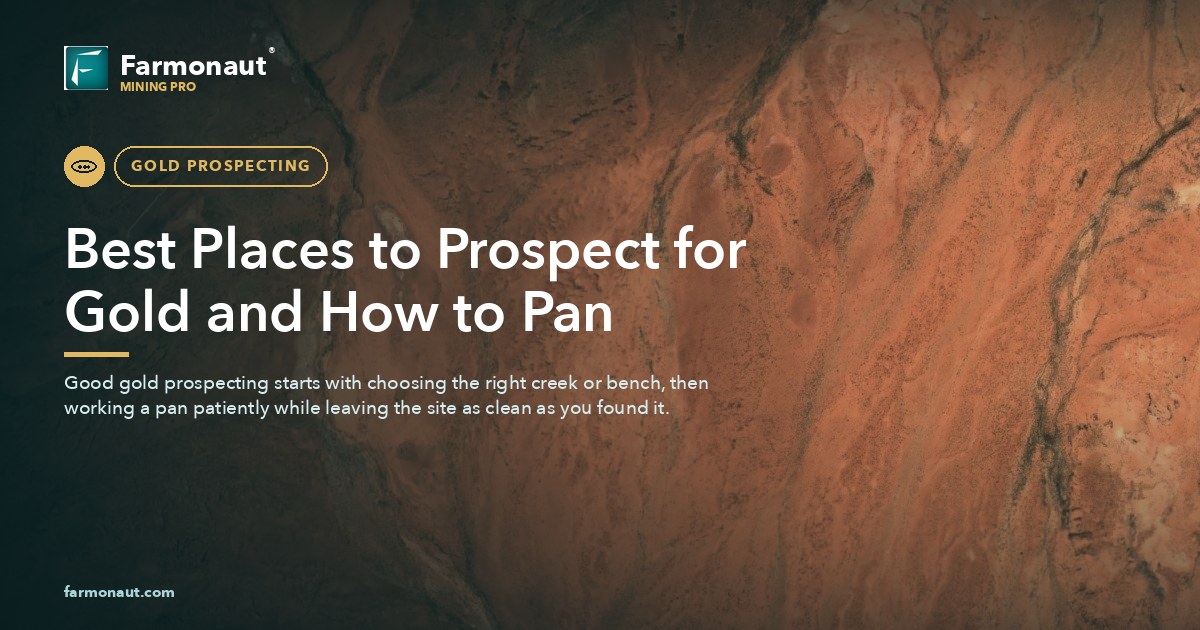Best Places To Prospect For Gold And How To Pan