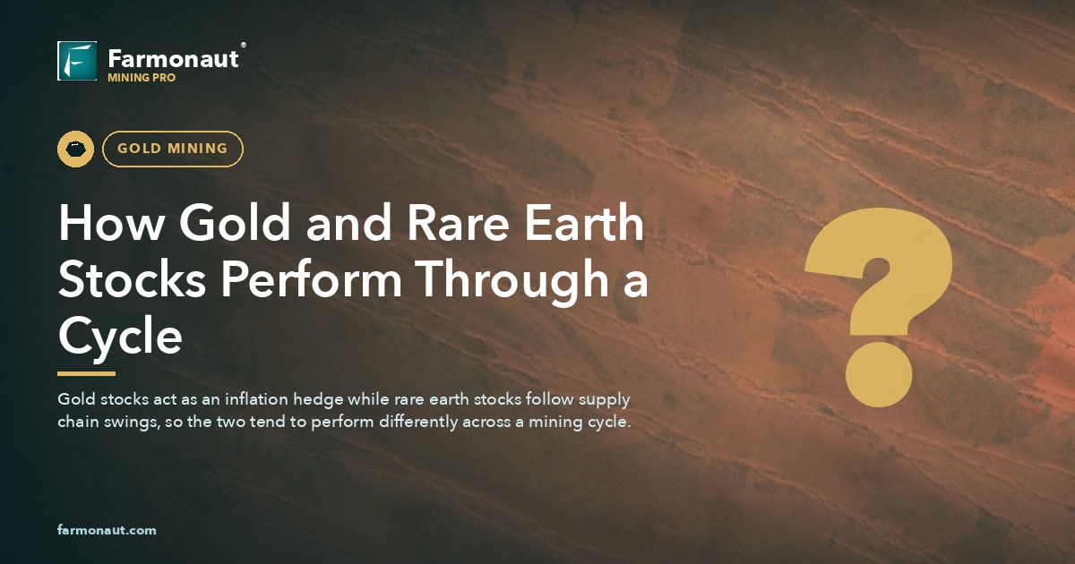 How Gold And Rare Earth Stocks Perform Through A Cycle