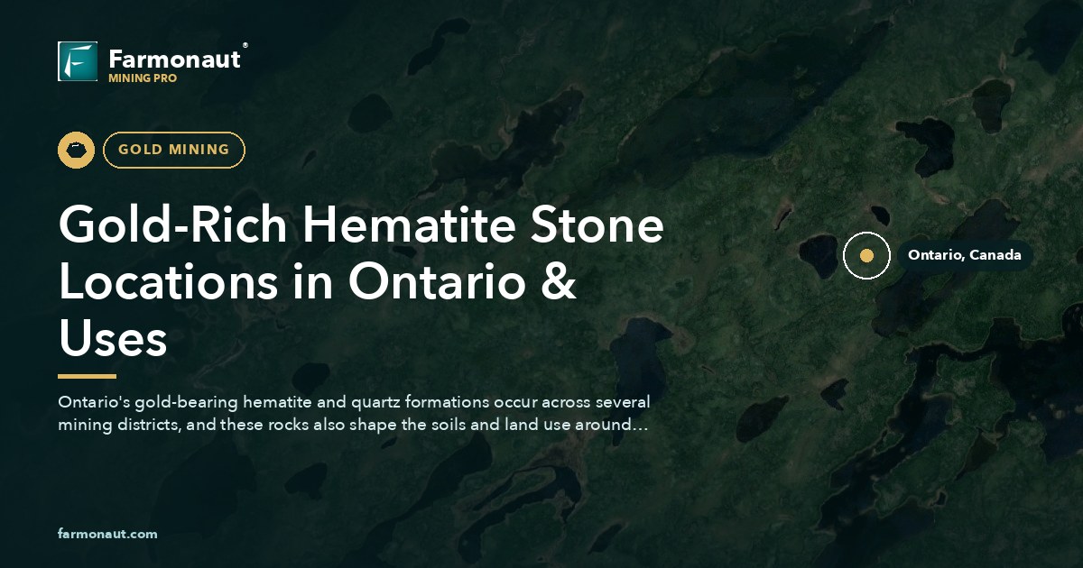 Gold-Rich Hematite Stone Locations In Ontario &Amp; Uses