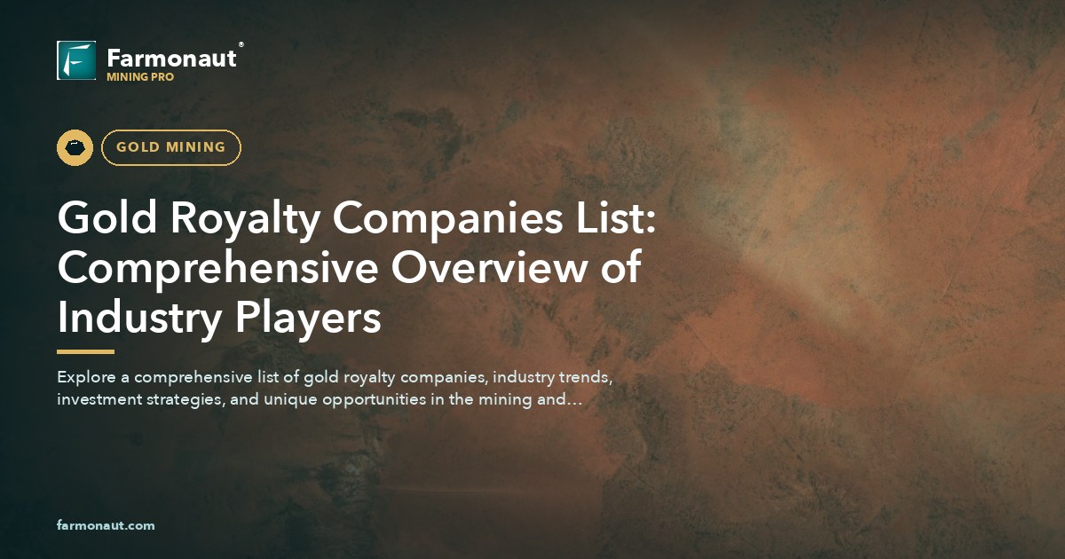 Gold Royalty Companies List: Comprehensive Overview Of Industry Players