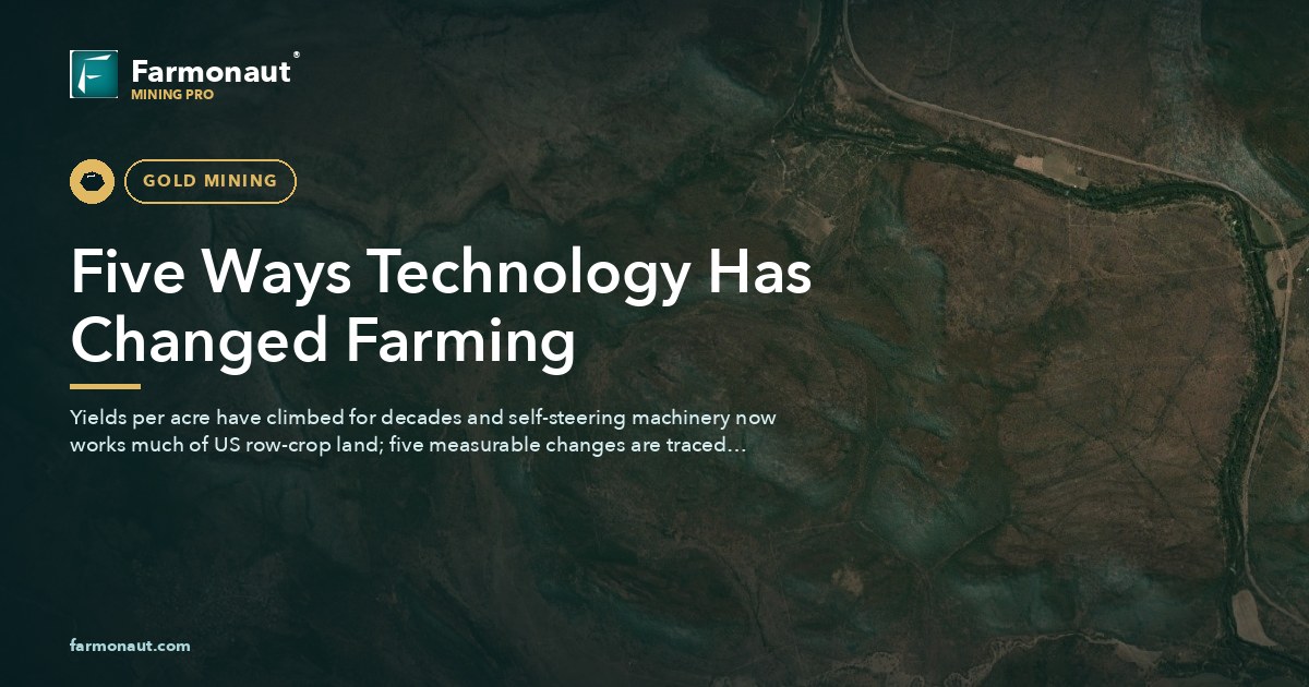 Five Ways Technology Has Changed Farming