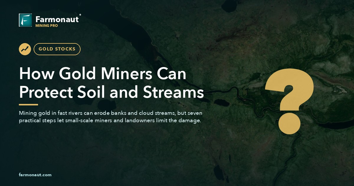 How Gold Miners Can Protect Soil And Streams