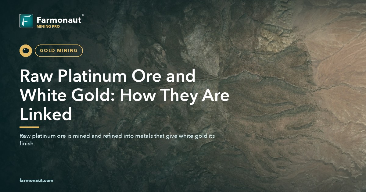 Raw Platinum Ore And White Gold: How They Are Linked