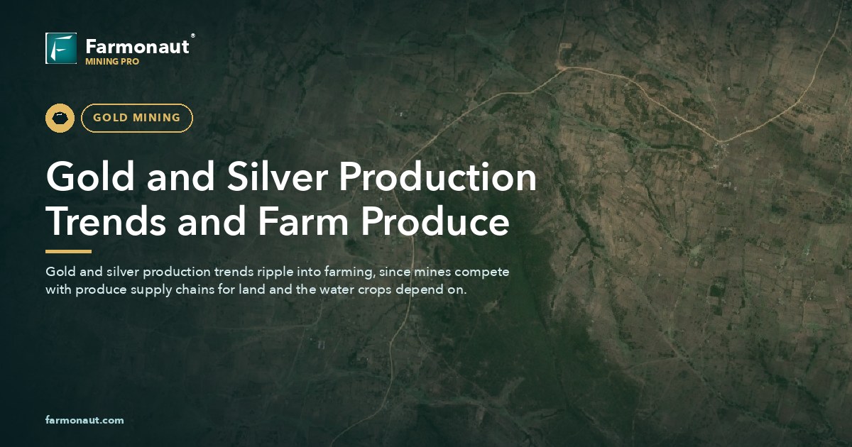 Gold And Silver Production Trends And Farm Produce