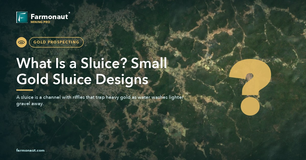 What Is A Sluice? Small Gold Sluice Designs
