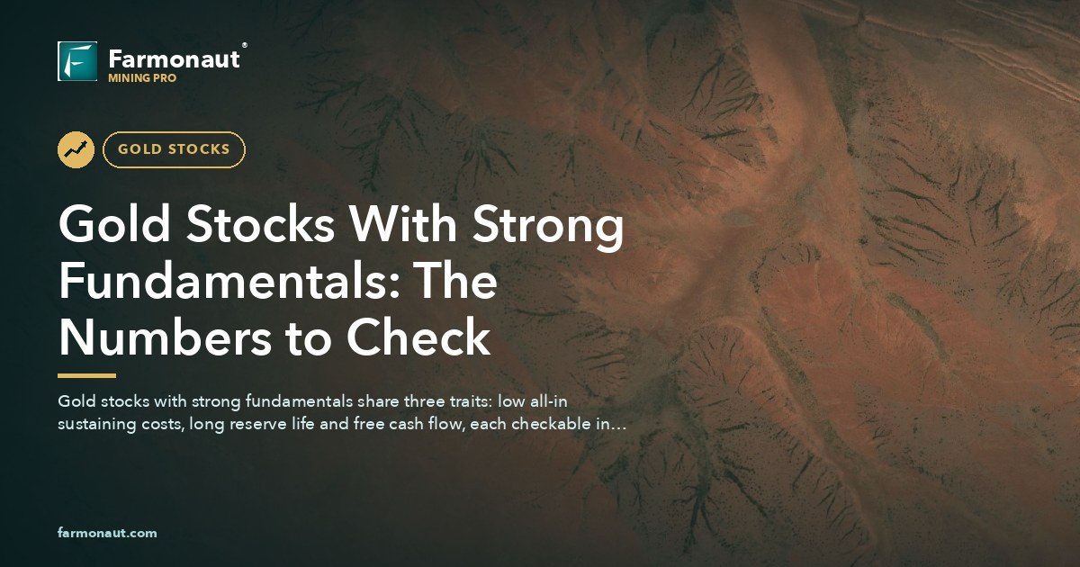 Gold Stocks With Strong Fundamentals: The Numbers To Check 181 Gold Stocks With Strong Fundamentals: The Numbers To Check