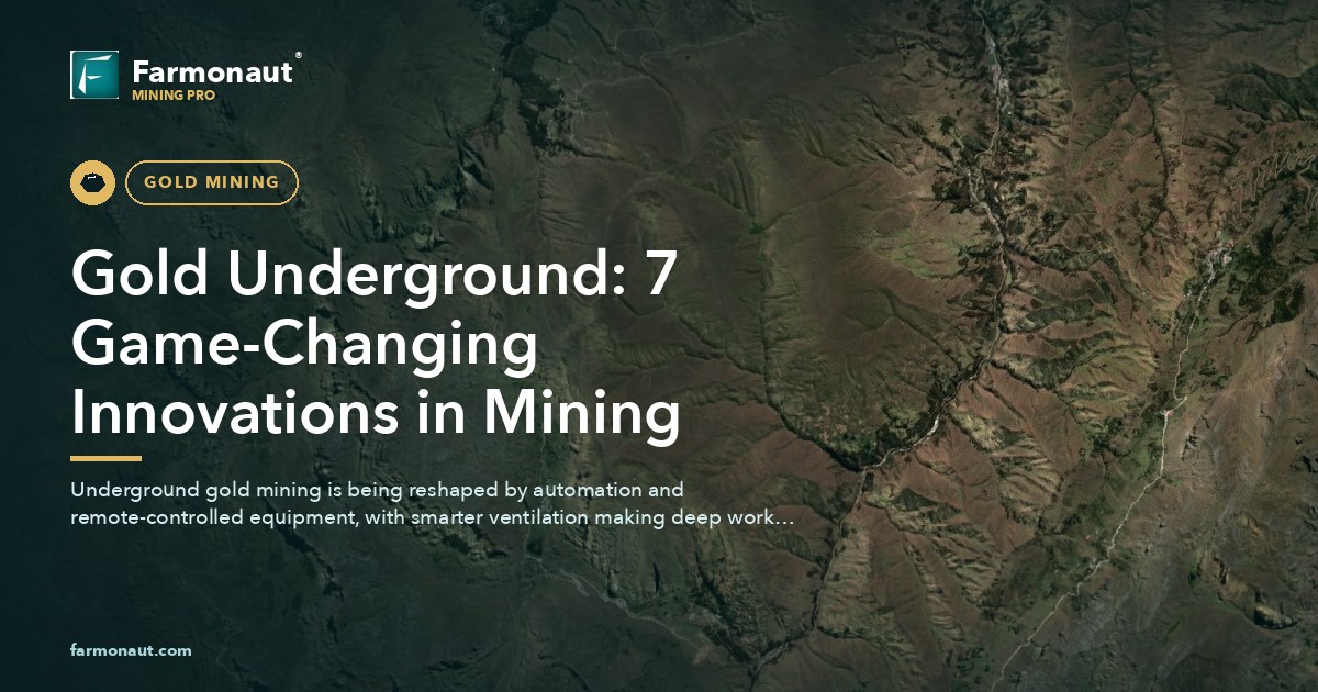 Gold Underground: 7 Game-Changing Innovations In Mining