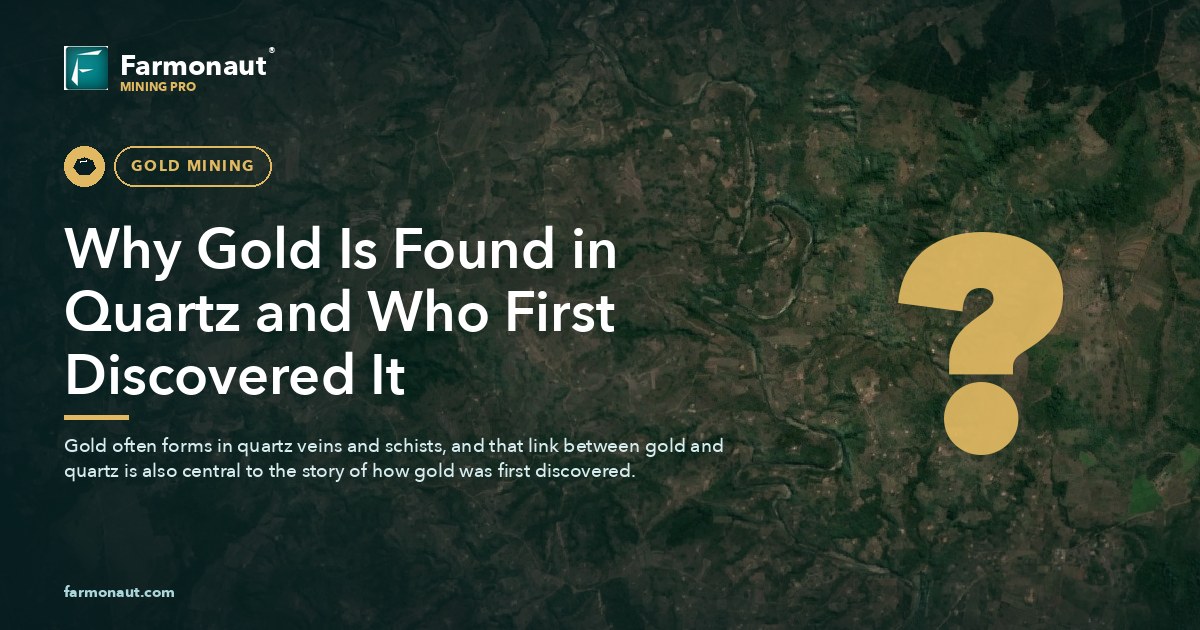 Why Gold Is Found In Quartz And Who First Discovered It