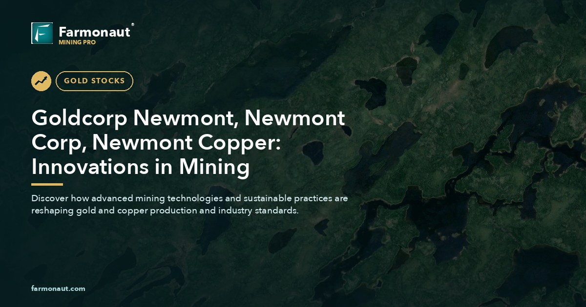 Goldcorp Newmont, Newmont Corp, Newmont Copper: Innovations In Mining