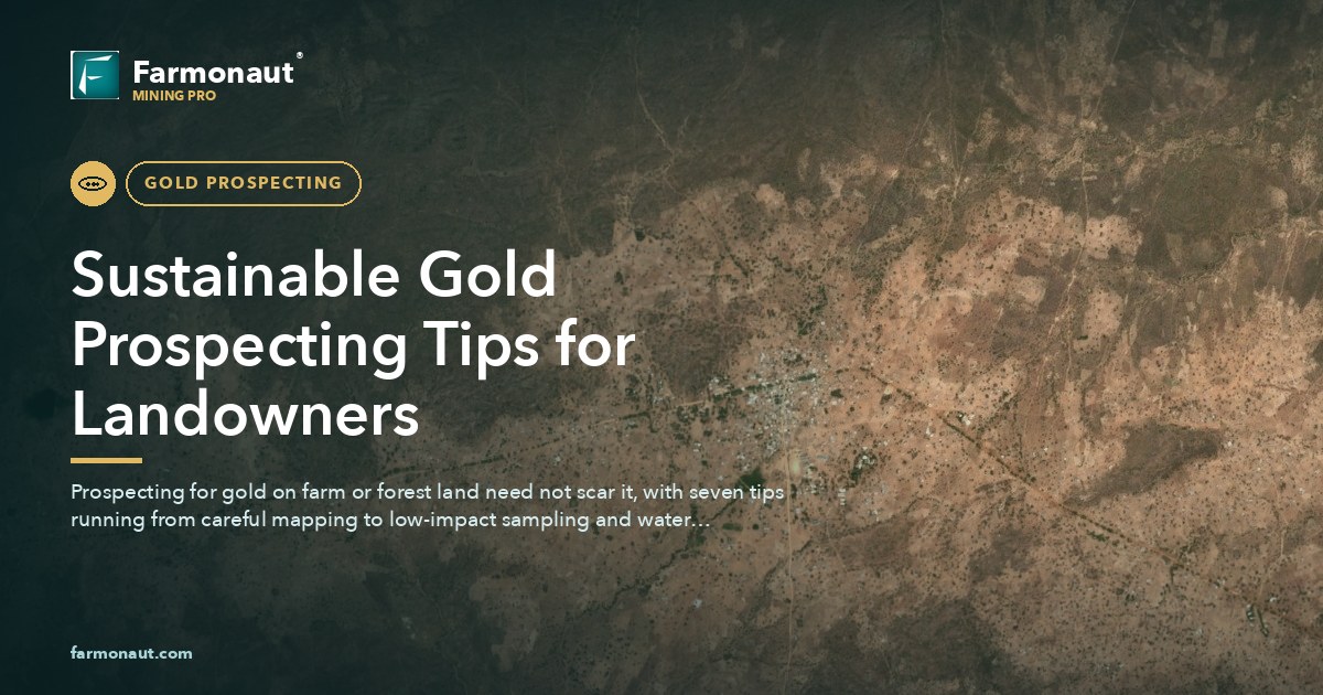 Sustainable Gold Prospecting Tips For Landowners