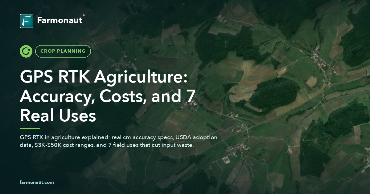 Gps Rtk Agriculture: Accuracy, Costs, And 7 Real Uses