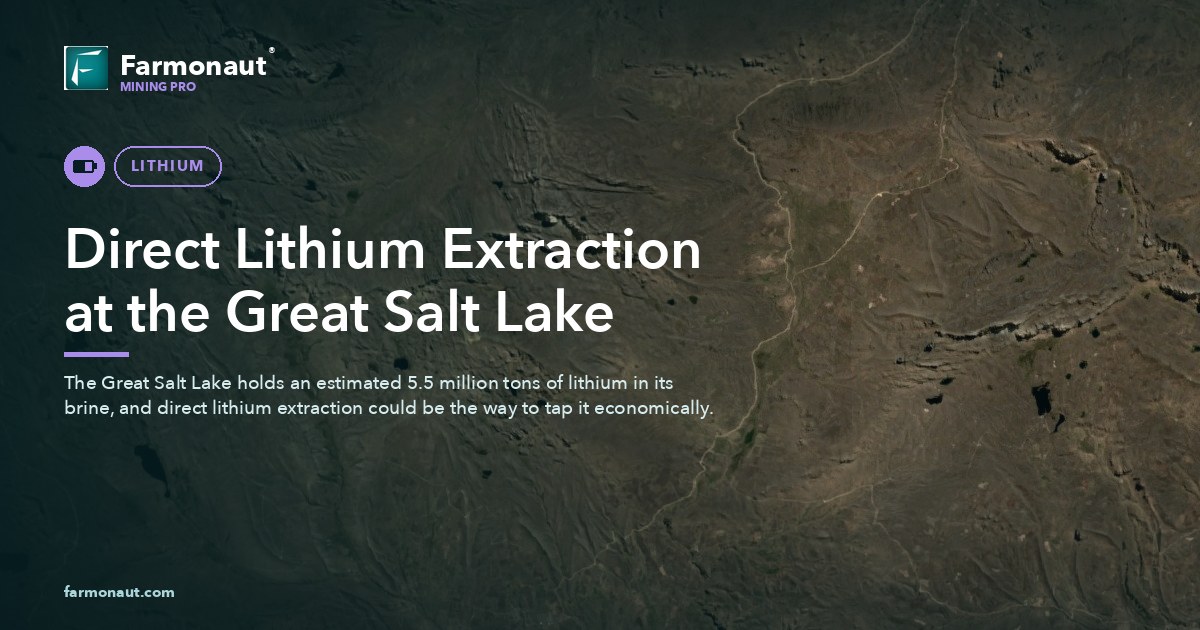 Direct Lithium Extraction At The Great Salt Lake
