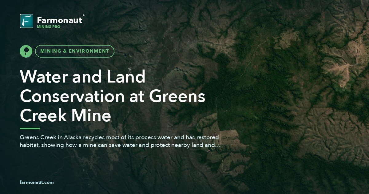 Water And Land Conservation At Greens Creek Mine