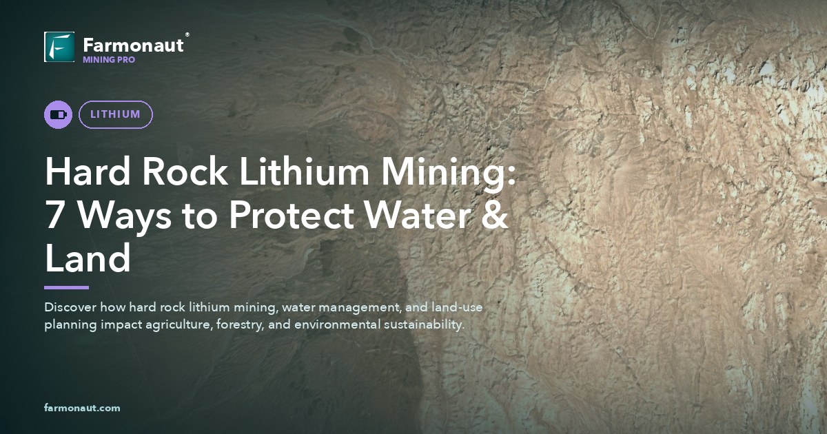 Hard Rock Lithium Mining: 7 Ways To Protect Water &Amp; Land