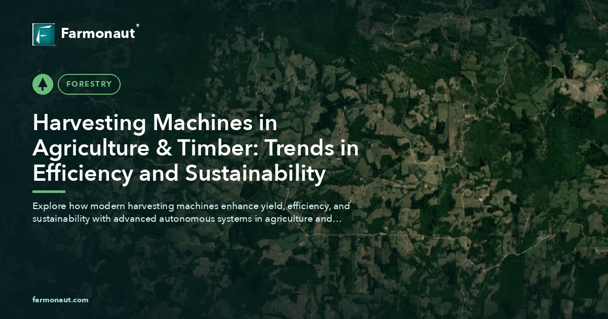 Harvesting Machines In Agriculture &Amp; Timber: Trends In Efficiency And Sustainability
