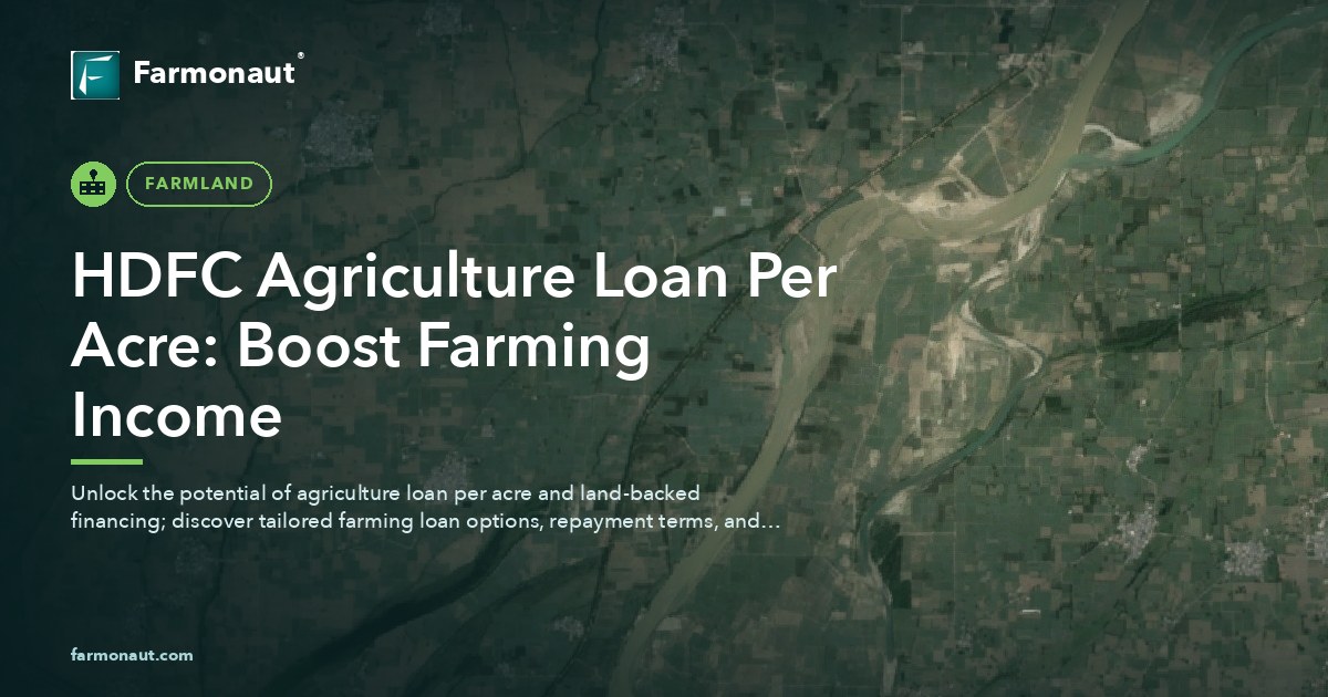 Hdfc Agriculture Loan Per Acre: Boost Farming Income