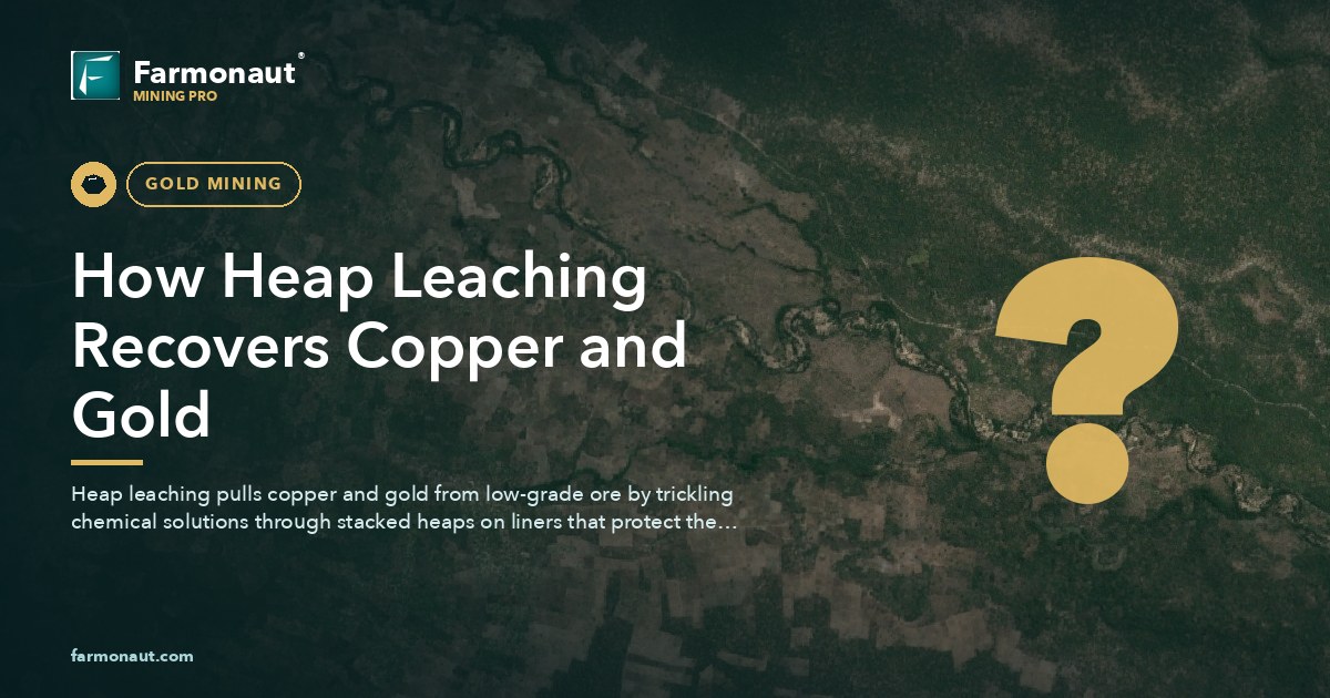 How Heap Leaching Recovers Copper And Gold