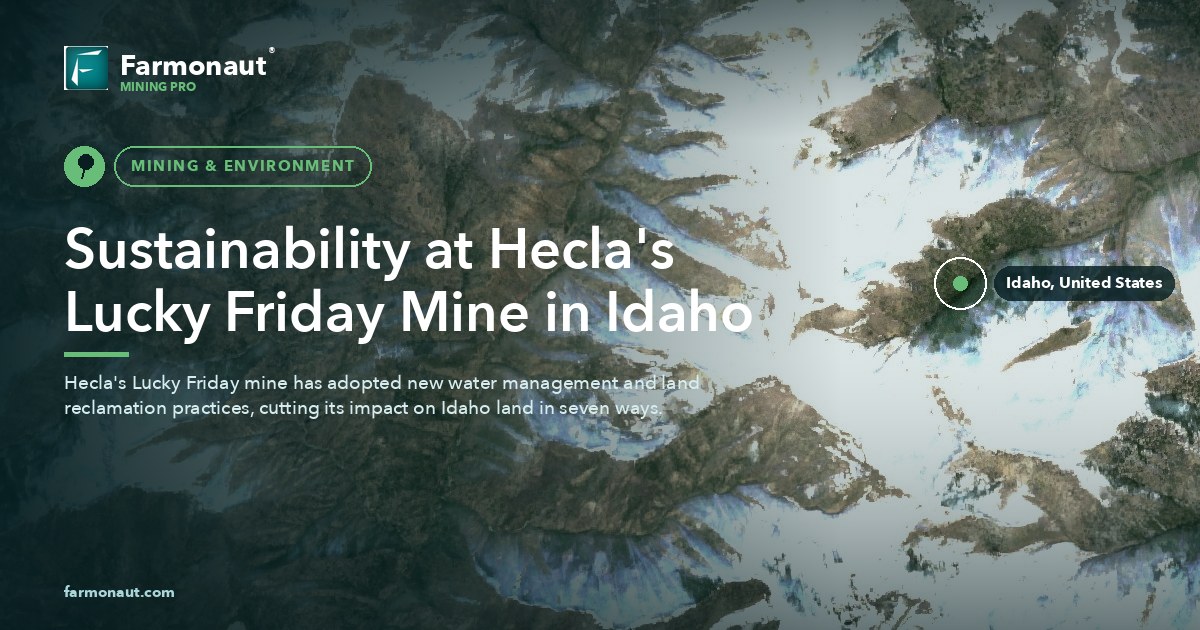 Sustainability At Hecla'S Lucky Friday Mine In Idaho