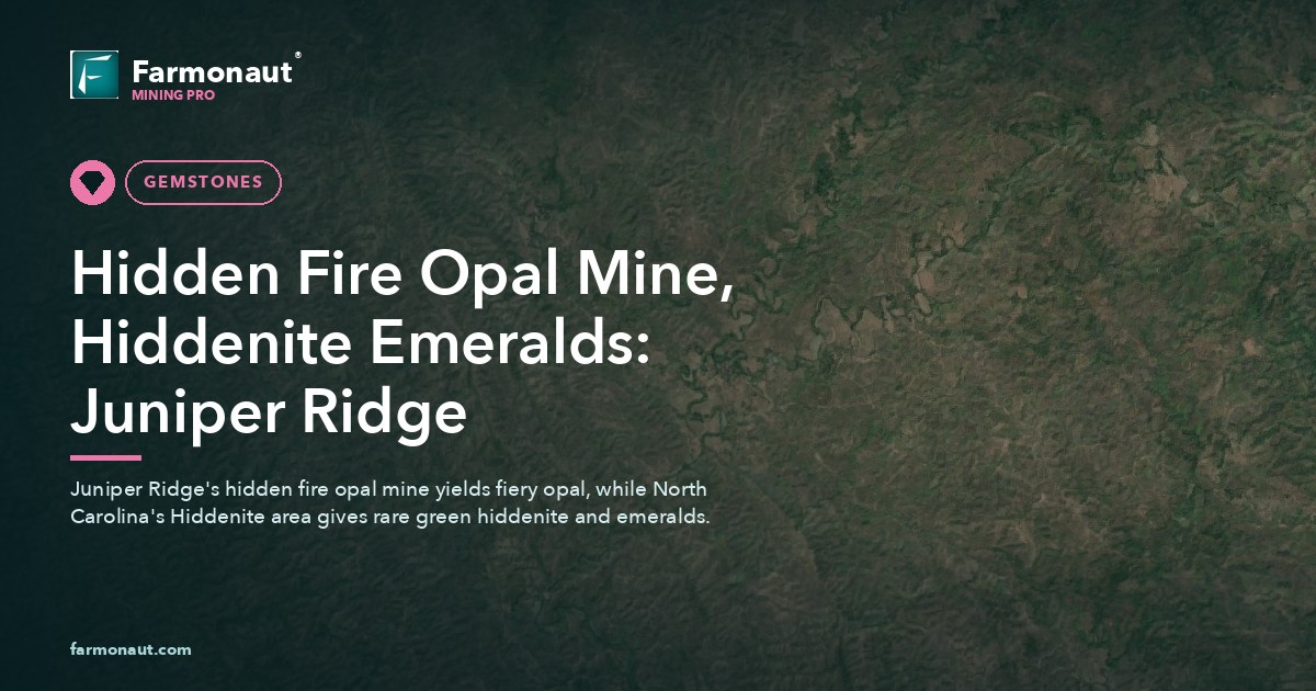 Hidden Fire Opal Mine, Hiddenite Emeralds: Juniper Ridge