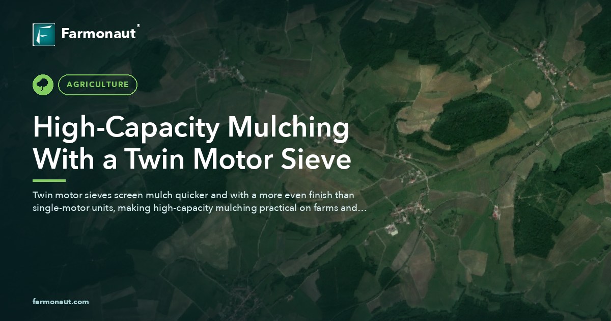 High-Capacity Mulching With A Twin Motor Sieve