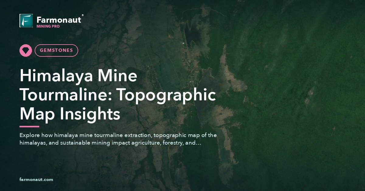 Himalaya Mine Tourmaline: Topographic Map Insights
