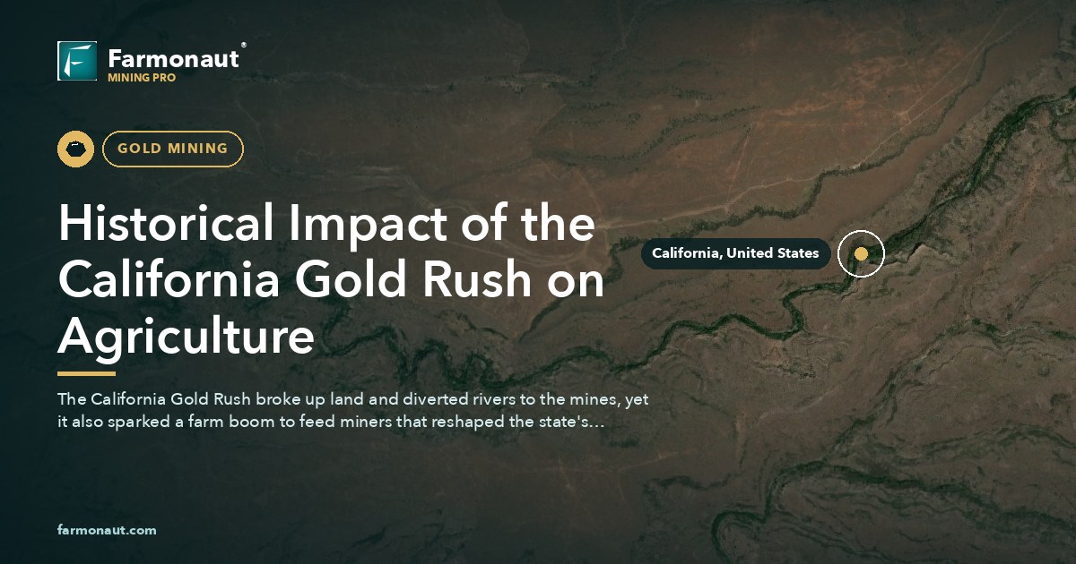 Historical Impact Of The California Gold Rush On Agriculture