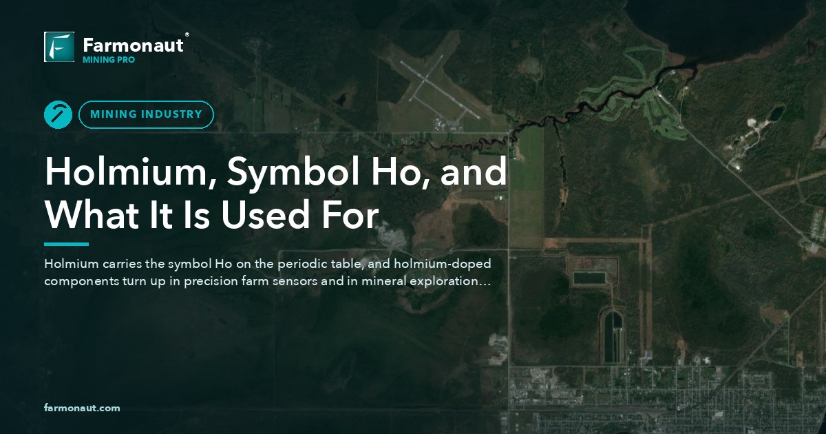 Holmium Symbol Ho: 7 Ways It Impacts Agriculture &Amp; Mining 154 Holmium, Symbol Ho, And What It Is Used For