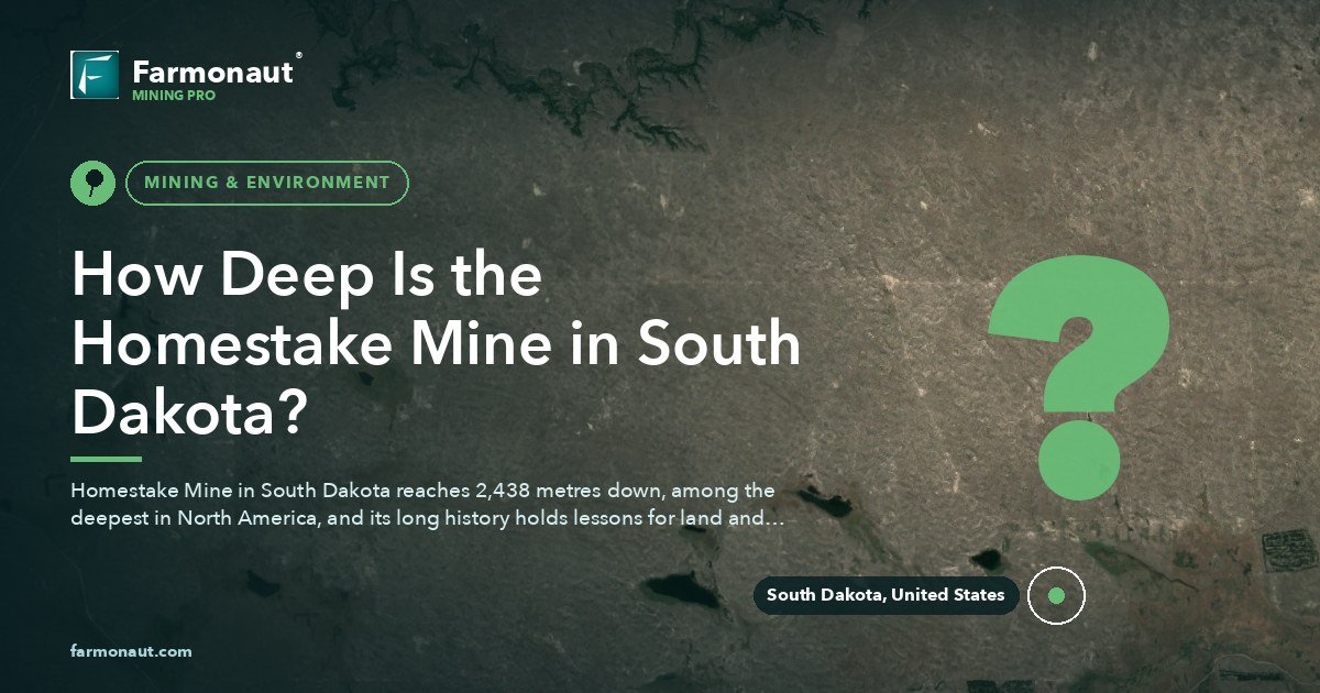 How Deep Is The Homestake Mine In South Dakota?