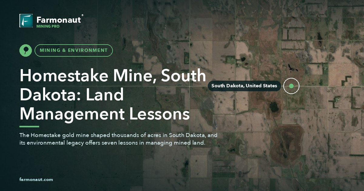 Homestake Mine, South Dakota: Land Management Lessons