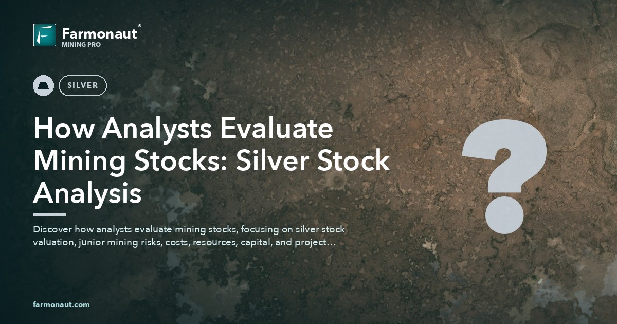 How Analysts Evaluate Mining Stocks: Silver Stock Analysis