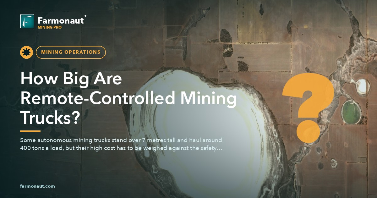 How Big Are Remote-Controlled Mining Trucks?