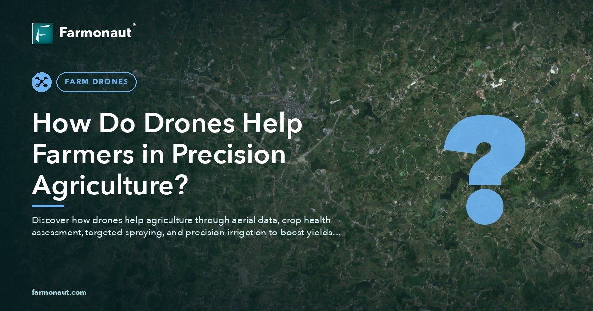 How Do Drones Help Farmers In Precision Agriculture?