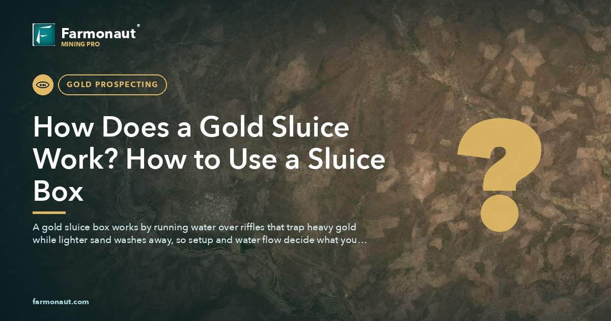 How Does A Gold Sluice Work? How To Use A Sluice Box